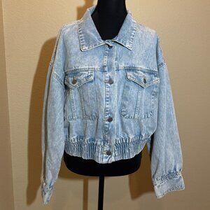 Vigoss Blue Denim Long Sleeve Jean Jacket